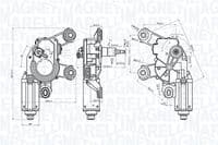 Stikla tīrītāju motors