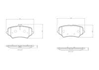 Bremžu uzliku kompl., Disku bremzes