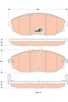 Bremžu uzliku kompl., Disku bremzes