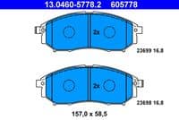 Bremžu uzliku kompl., Disku bremzes