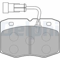 Bremžu uzliku kompl., Disku bremzes