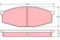 Bremžu uzliku kompl., Disku bremzes