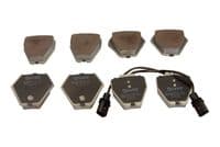 Bremžu uzliku kompl., Disku bremzes