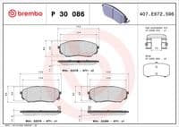 Bremžu uzliku kompl., Disku bremzes