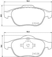 Bremžu uzliku kompl., Disku bremzes