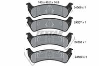 Bremžu uzliku kompl., Disku bremzes