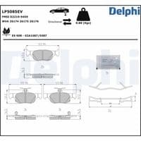 Bremžu uzliku kompl., Disku bremzes