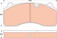 Bremžu uzliku kompl., Disku bremzes