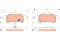 Bremžu uzliku kompl., Disku bremzes