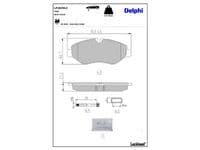 Bremžu uzliku kompl., Disku bremzes