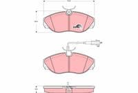 Bremžu uzliku kompl., Disku bremzes