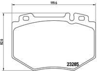 Bremžu uzliku kompl., Disku bremzes