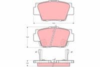 Bremžu uzliku kompl., Disku bremzes