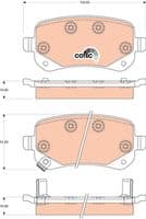 Bremžu uzliku kompl., Disku bremzes