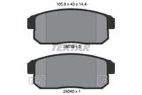 Bremžu uzliku kompl., Disku bremzes