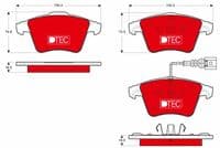 Bremžu uzliku kompl., Disku bremzes