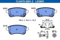 Bremžu uzliku kompl., Disku bremzes
