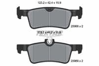 Bremžu uzliku kompl., Disku bremzes