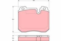 Bremžu uzliku kompl., Disku bremzes