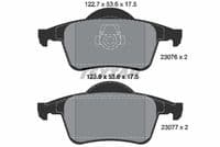 Bremžu uzliku kompl., Disku bremzes