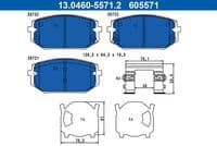 Bremžu uzliku kompl., Disku bremzes