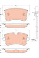 Bremžu uzliku kompl., Disku bremzes