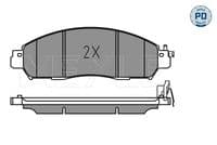 Bremžu uzliku kompl., Disku bremzes