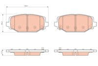 Bremžu uzliku kompl., Disku bremzes
