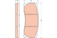 Bremžu uzliku kompl., Disku bremzes