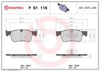 Bremžu uzliku kompl., Disku bremzes