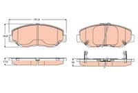 Bremžu uzliku kompl., Disku bremzes