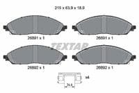 Bremžu uzliku kompl., Disku bremzes
