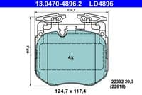 Bremžu uzliku kompl., Disku bremzes