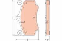 Bremžu uzliku kompl., Disku bremzes