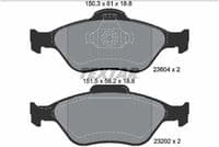 Bremžu uzliku kompl., Disku bremzes