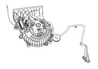 Ventilators, Elektroauto akumulatoru baterija