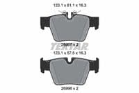 Bremžu uzliku kompl., Disku bremzes