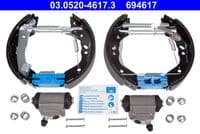 Bremžu loku komplekts