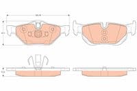 Bremžu uzliku kompl., Disku bremzes