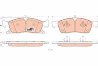 Bremžu uzliku kompl., Disku bremzes