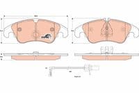 Bremžu uzliku kompl., Disku bremzes