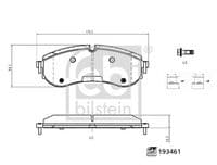 Bremžu uzliku kompl., Disku bremzes