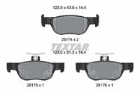 Bremžu uzliku kompl., Disku bremzes