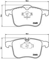 Bremžu uzliku kompl., Disku bremzes