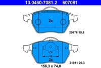 Bremžu uzliku kompl., Disku bremzes