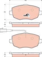 Bremžu uzliku kompl., Disku bremzes