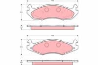 Bremžu uzliku kompl., Disku bremzes