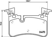 Bremžu uzliku kompl., Disku bremzes