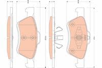 Bremžu uzliku kompl., Disku bremzes