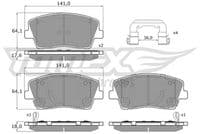 Bremžu uzliku kompl., Disku bremzes